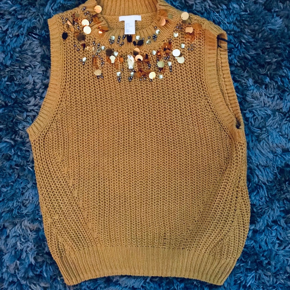 Sleeveless HM knit sweater